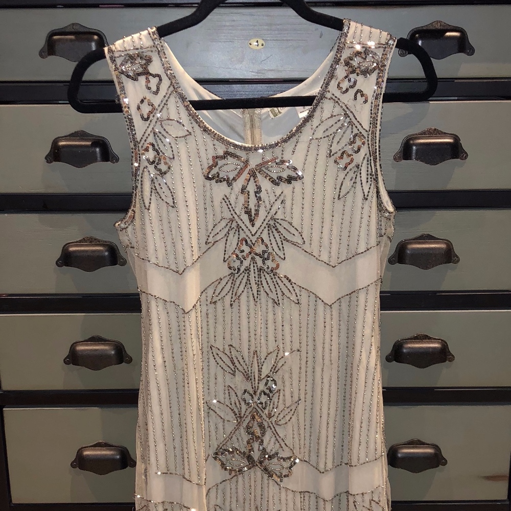 Chelsea & Violet : Silver dress /Beverly Hills, CA